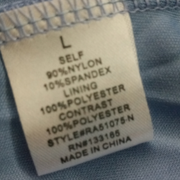 Francesca's Blue Floral Dress - SZ. L - Picture 12 of 15